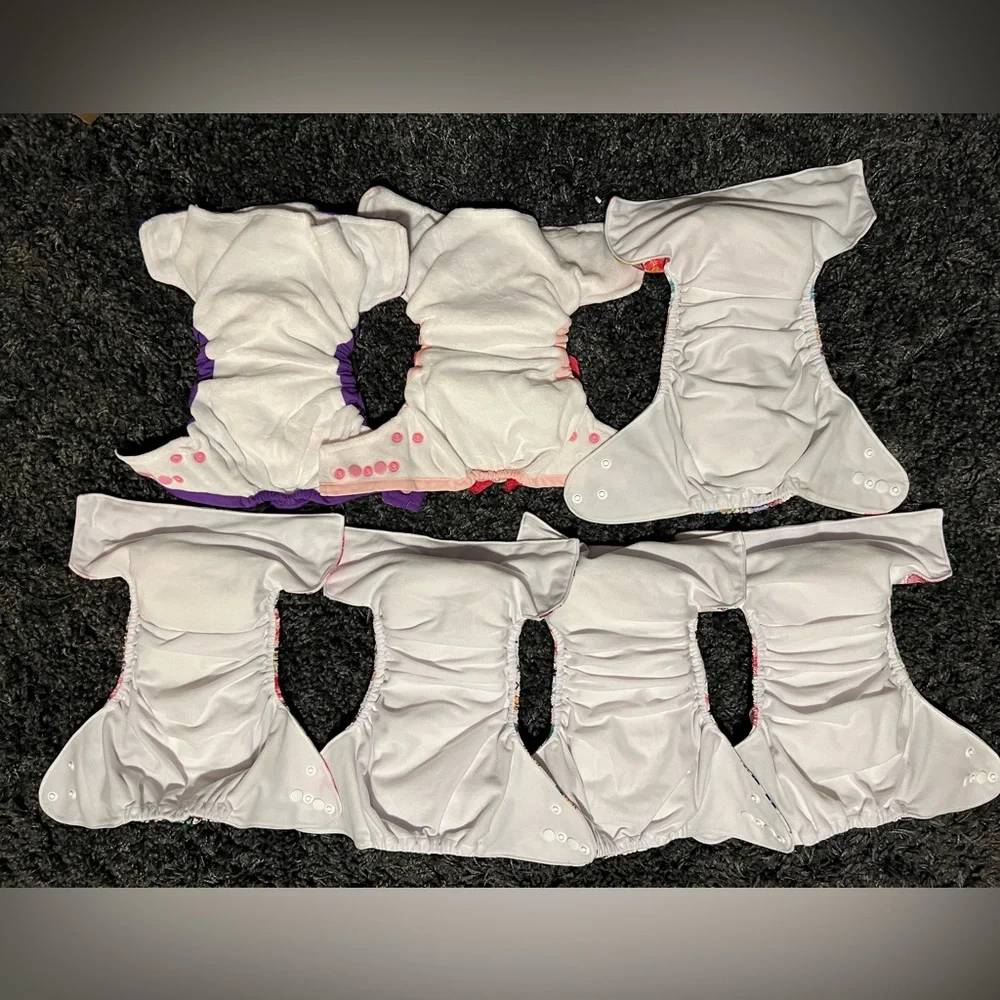 Girls cloth diaper bundle